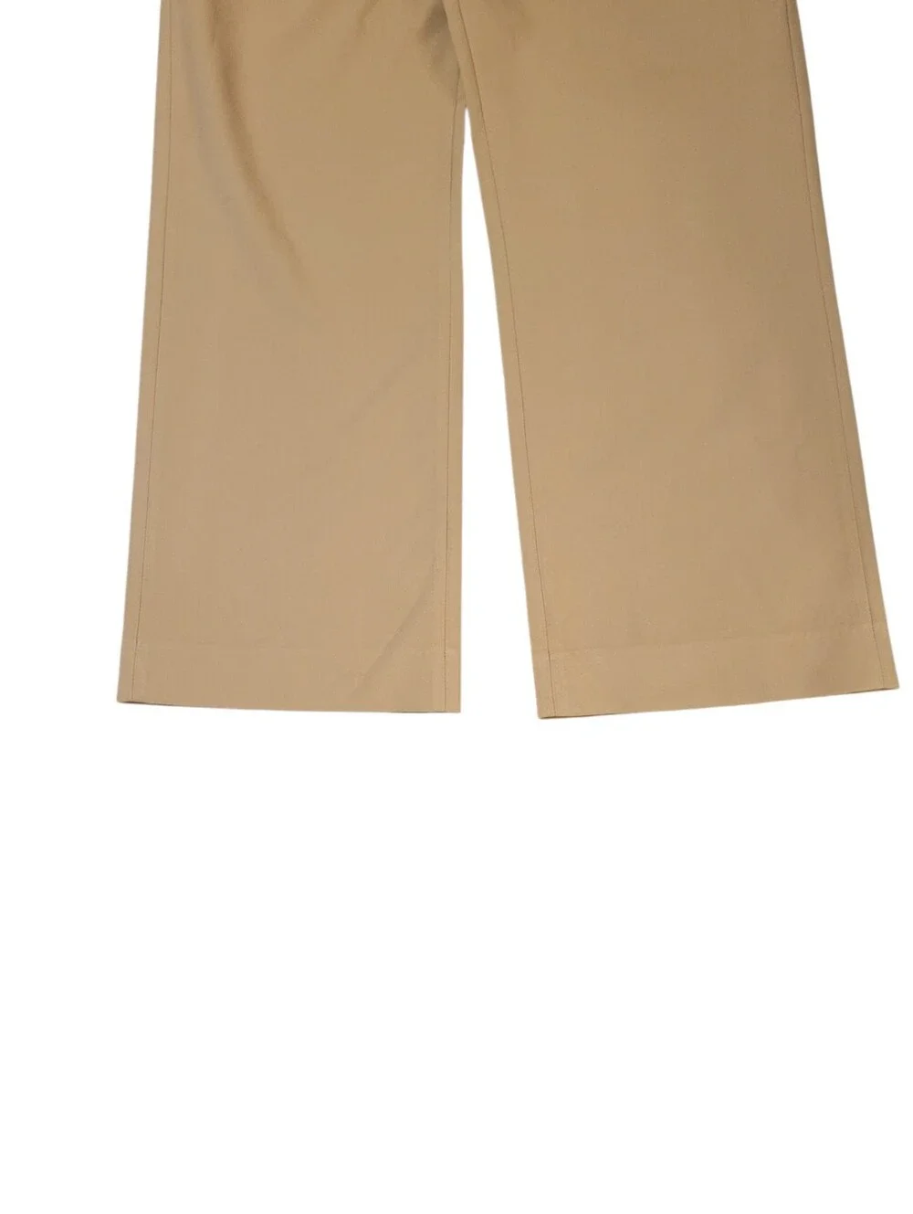 Abercrombie Tan Sloane Tailored Wide Leg Pants